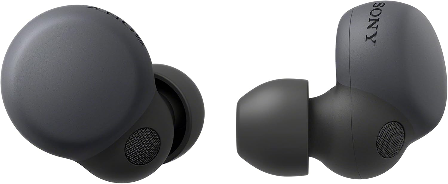 Sony LinkBuds S Truly Wireless Noise Cancelling Headphones - Bluetooth® Multipoint Connection - Up to 20 hours of battery life with charging case - Optimized for Alexa - Integrated microphone - Black