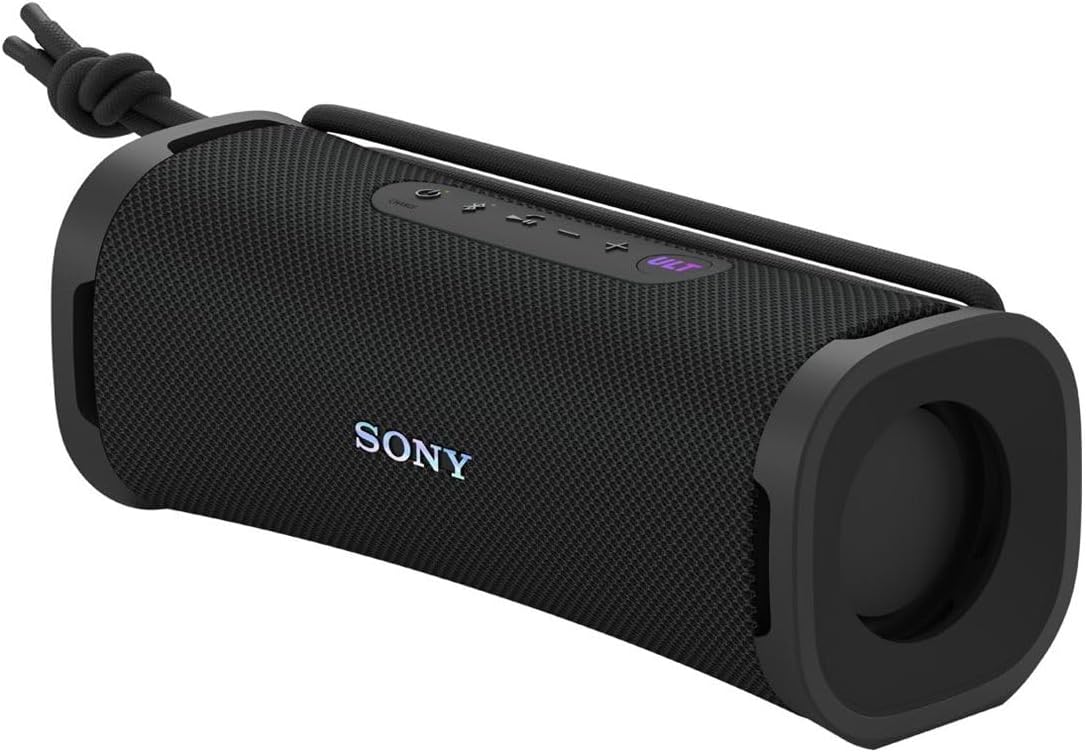 Sony ULT Field 1 - Wireless portable Bluetooth speaker with ULT Power Sound, powerful bass, IP67, waterproof, dustproof, shockproof, 12h battery, clear call quality, outdoor - Black