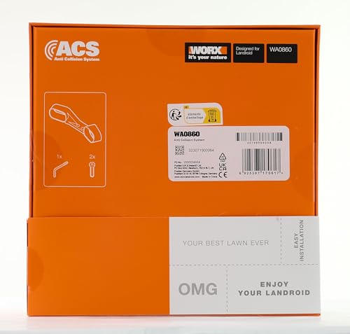 WORX WA0860 Landroid Module Collision Sensor ACS - Obstacle Avoidance - Compatible with all new Landroid models from 2019 (Not for Landroid Vision) - Color Silver 