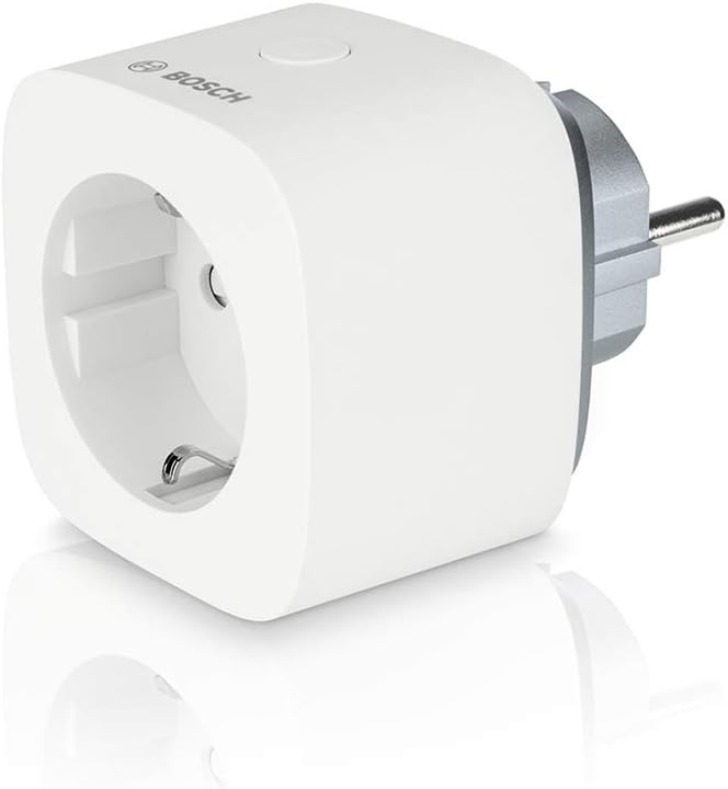 Bosch Smart Home compact plug-in adapter, smart socket with app function, radio signal amplification, compatible with Alexa, Google Home and HomeKit