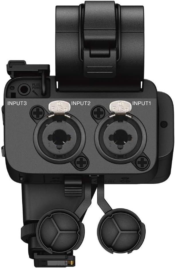 Sony XLR-K3M adapter set with XLR box and directional microphone, black