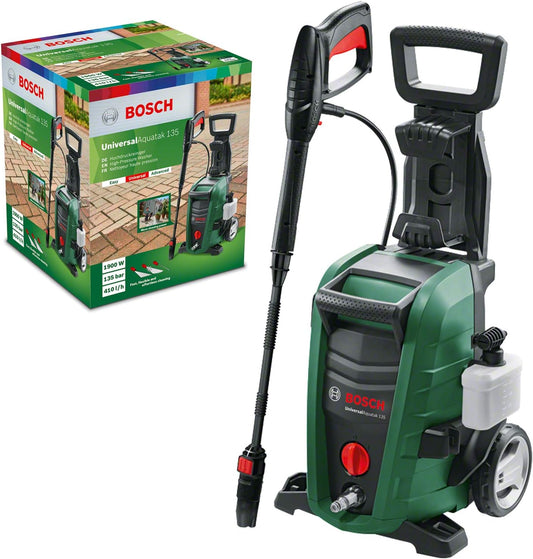 Bosch Home and Garden Bosch Hochdruckreiniger UniversalAquatak 135 (3-in-1-Düse, Schaumdüse, transparenter Wasserfilter, Hochdruckpistole, 7 m Schlauch, 5 m Kabel, 1900 Watt