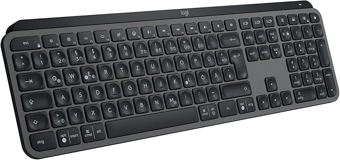 Logitech MX Keys S Keyboard RF Wireless + Bluetooth QWERTZ, 920-011565