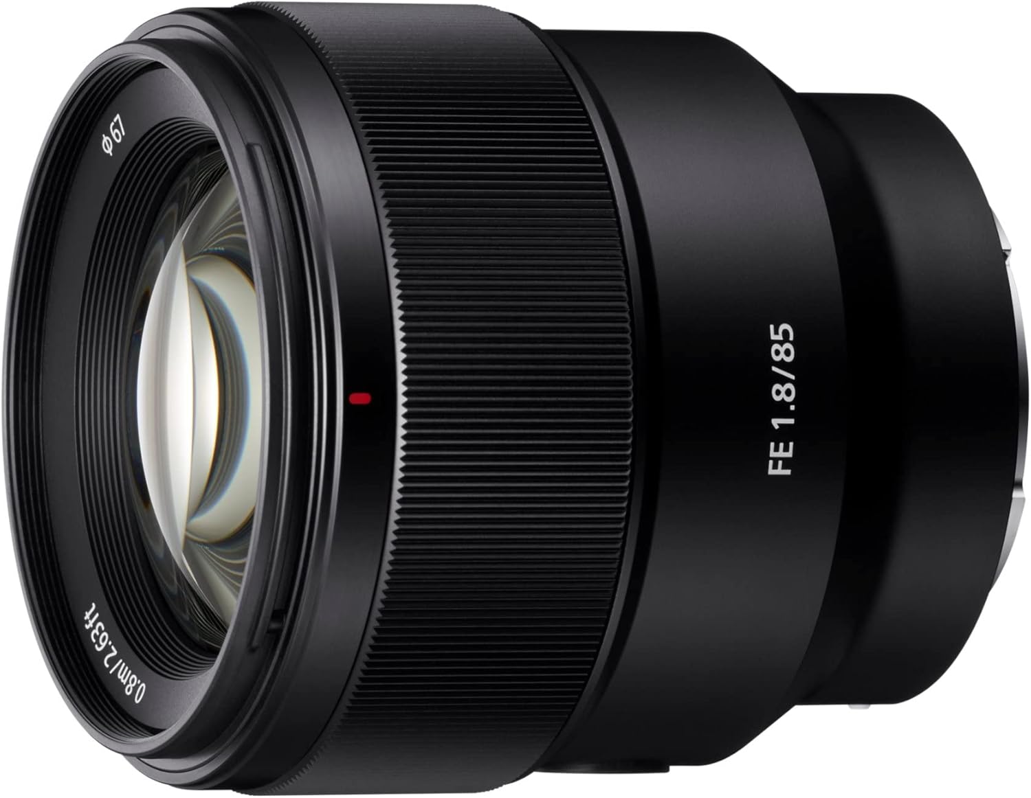 Sony SEL-85F18 Portrait Lens (85 mm F1.8 prime lens, full-frame, suitable for A7, ZV-E10, A6000, and Nex series, E-mount) black